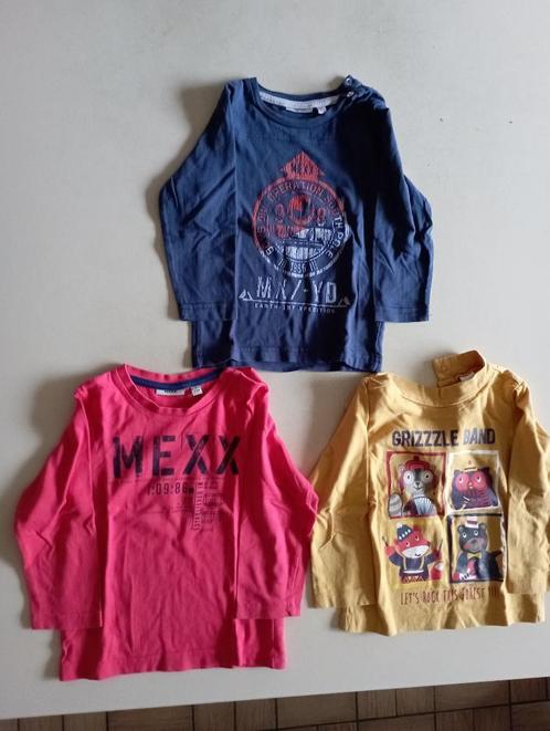 T-shirts met lange mouwen maten 86 ,92 en 122, Kinderen en Baby's, Babykleding | Maat 86, Zo goed als nieuw, Shirtje of Longsleeve