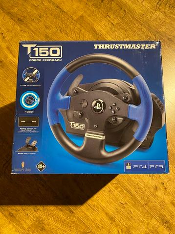 Volant de course Thrustmaster T150 + support, Enlèvement ou Envoi, Comme neuf, Course et Pilotage