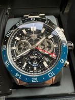 Tag Heuer Carrera GMT Twin Time skeleton, Comme neuf, TAG Heuer