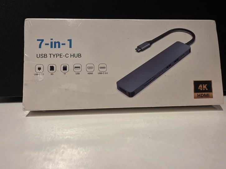 usb c hub, Computers en Software, Dockingstations, Nieuw, Laptop, Tablet, Ophalen of Verzenden