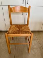 Stoelen (4), Huis en Inrichting, Stoelen, Ophalen, Riet of Rotan, Gebruikt, Bruin