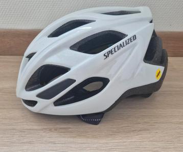 Witte Specialized fietshelm mips (maat 56-60) disponible aux enchères