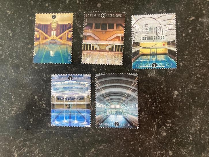 België OBP 5031/35, Postzegels en Munten, Postzegels | Europa | België, Gestempeld, Frankeerzegel, Met stempel, Gestempeld, Ophalen of Verzenden