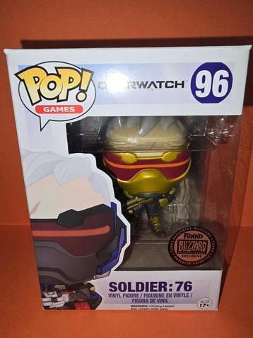 FUNKO POP Games-figuur - OVERWATCH - 96 - SOLDIER: 76 - Nieu beschikbaar voor biedingen