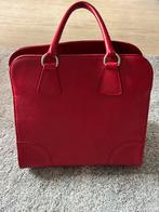 Rode leren tas Vera Pelle – elegant en van hoge kwaliteit, Enlèvement, Comme neuf, Rouge