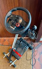 Logitech Driving Force GT + wheel stand pro PS3/PS4, Games en Spelcomputers, Gebruikt, Stuur of Pedalen, PlayStation 3
