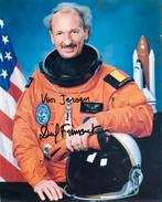 (lv7) Ruimtevaart, Dirk Frimout, foto, gesigneerd, Verzenden, Gebruikt