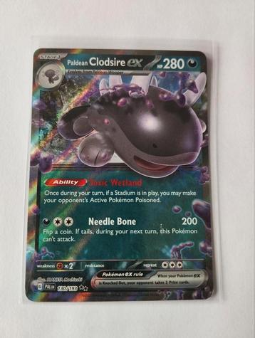 Blinkende Japanese Pokémon kaart Paldeon Clodsire EX beschikbaar voor biedingen