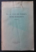Dr. A. Van de Perre's oorlogsjaren - Cordemans - 1963, Ophalen of Verzenden, Gelezen