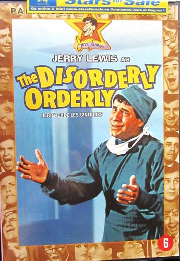 DVD KOMISCH- THE DISORDERLY ORDERLY (JERRY LEWIS)- ZELDZAAM beschikbaar voor biedingen