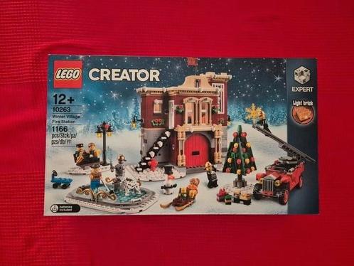 Lego 10263 Winter Village fire station, Kinderen en Baby's, Speelgoed | Duplo en Lego, Gebruikt, Lego, Ophalen of Verzenden