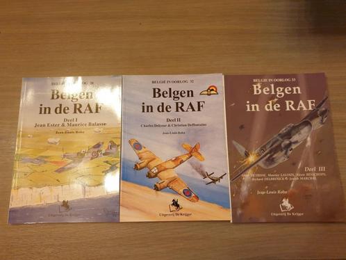 1940-1945 LUCHTOORLOG PILOTEN Belgen in de RAF. 3 volumes., Verzamelen, Luchtvaart en Vliegtuigspotten, Nieuw, Boek of Tijdschrift