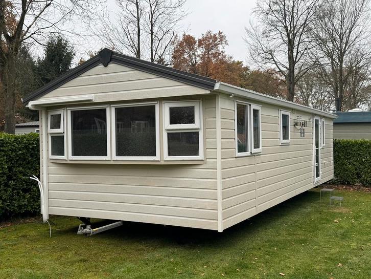 Chalet Nordwind, kunststof, airco en dubbelglas, Caravans en Kamperen, Stacaravans, tot en met 4, Ophalen