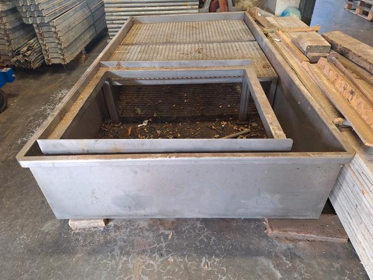 RVS Lekbak Opvangbak, Zakelijke goederen, Machines en Bouw | Metaalbewerking, Ophalen