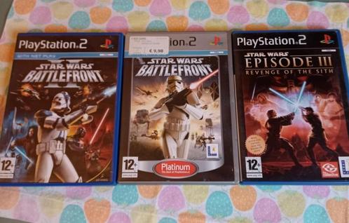PlayStation 2 Star Wars games, Games en Spelcomputers, Games | Sony PlayStation 2, Gebruikt, Avontuur en Actie, Verzenden