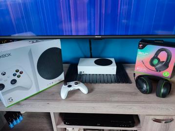 Xbox Series S met gaming headset, Enlèvement ou Envoi, Comme neuf, Xbox Series S