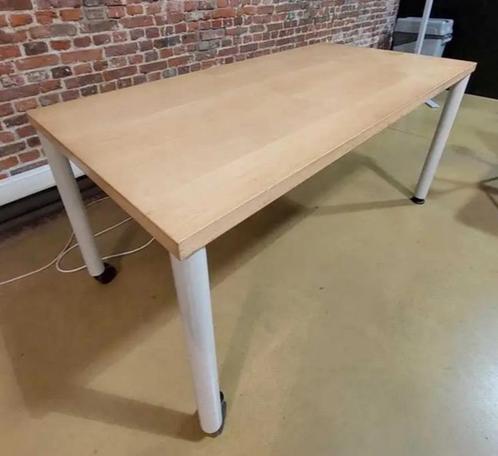 tafel bureau Drisag met wieltjes (10 stuks), Maison & Meubles, Bureaux, Utilisé, Bureau, Avec roues, Enlèvement