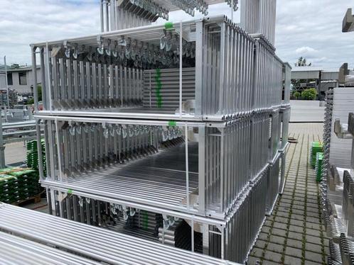 Alu Steiger Baumann type | 252 m² | Nieuw, Doe-het-zelf en Bouw, Steigers, Nieuw, Gevelsteiger, 5 meter of hoger, Ophalen