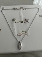 Nona silver set 925, Handtassen en Accessoires, Oorbellen, Ophalen of Verzenden, Zo goed als nieuw