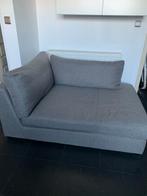 Hoekstuk zetel grijs voor kot of kamer, Huis en Inrichting, Ophalen, Zo goed als nieuw
