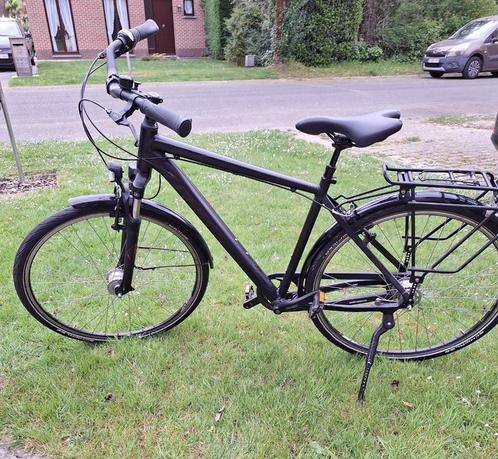 Citybike CUBE TOWN shiny black, Fietsen en Brommers, Fietsen | Heren | Herenfietsen, Gebruikt, Overige merken, Minder dan 49 cm