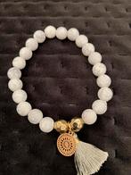 Bracelet perles élastiques motif marbre neuf, Bijoux, Sacs & Beauté, Enlèvement ou Envoi, Neuf