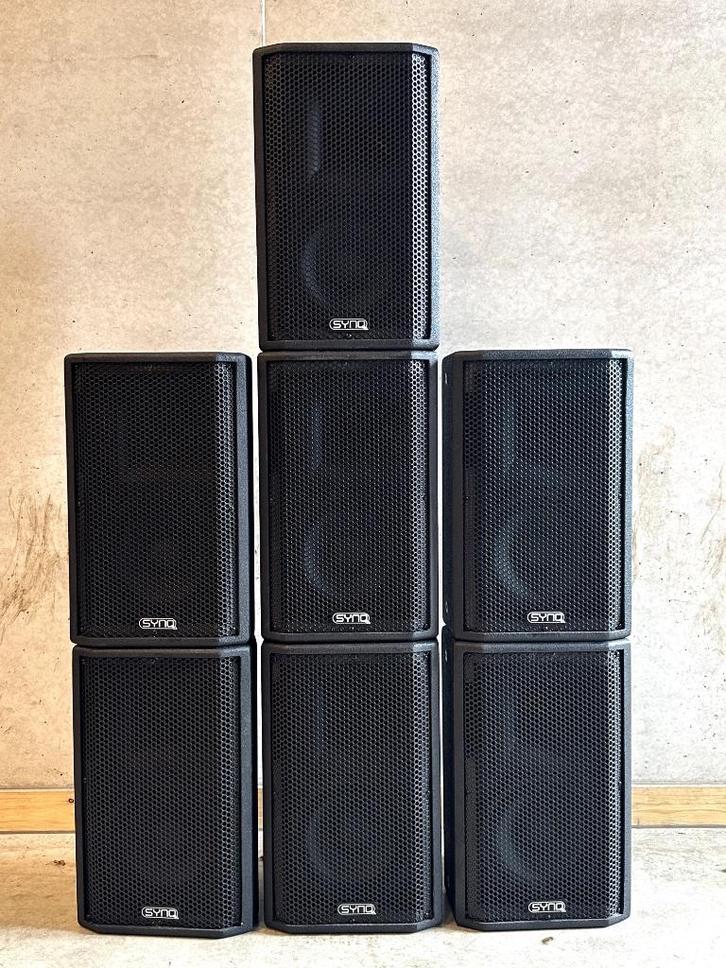 SYNQ CLS-8 mk2 Speakers, Audio, Tv en Foto, Luidsprekerboxen, Zo goed als nieuw, Overige typen, 120 watt of meer, Overige merken