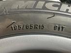 Michelin Alpin winterbanden + velgen (set) 195/65 R15, Auto-onderdelen, Gebruikt, 15 inch, Banden en Velgen, Personenwagen