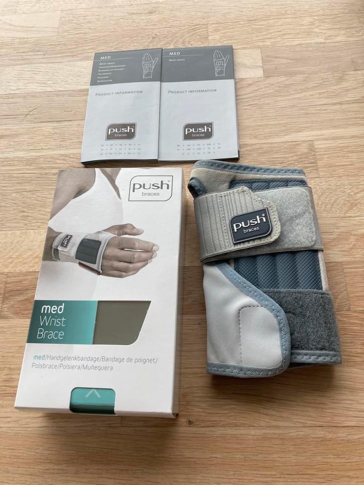 Push med polsbrace RECHTS, Diversen, Braces, Zo goed als nieuw, Ophalen of Verzenden