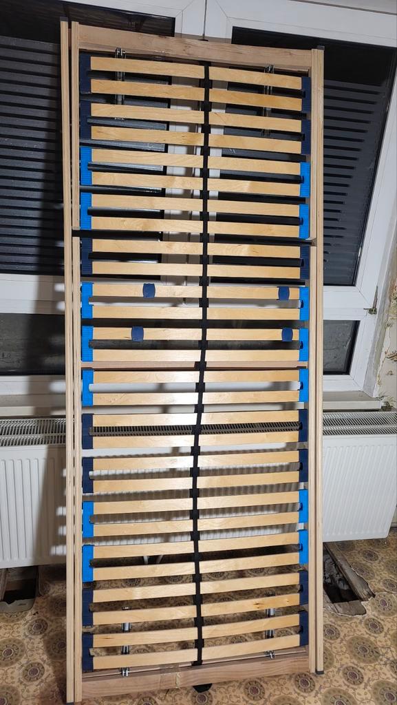 Sommier à lattes 1 place – structure bois et métal réglable, Maison & Meubles, Chambre à coucher | Matelas & Sommiers, Sommier