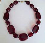 Antieke Rare Cherry amber/barnsteen ketting , 105 gramm, Handtassen en Accessoires, Antieke sieraden, Ophalen of Verzenden, Ketting