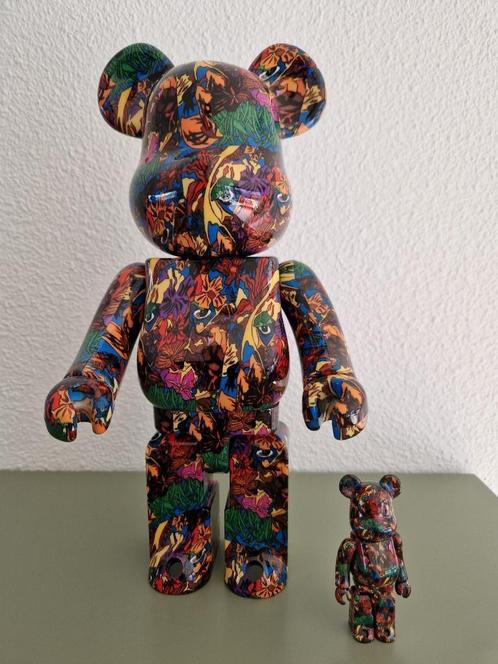 Bearbrick 400% & 100% Jungle's Song (Jimmy Onishi), Collections, Statues & Figurines, Neuf, Autres types, Enlèvement ou Envoi
