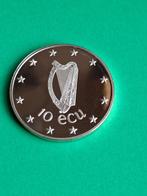 1990 Irlande 10 ECU en argent CEE à Dublin, Envoi, Autres pays, Monnaie en vrac, Argent