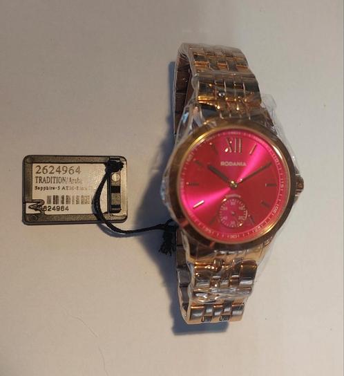 NIEUWE Dameshorloge RODANIA Tradition Aruba - Winkel 199 Eur, Handtassen en Accessoires, Horloges | Dames, Nieuw, Staal, Staal