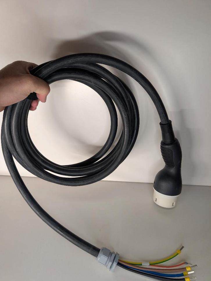 3-Fase Auto Laadkabel 5m Female, Auto diversen, Laadpalen, Nieuw, Laadkabel, Ophalen of Verzenden