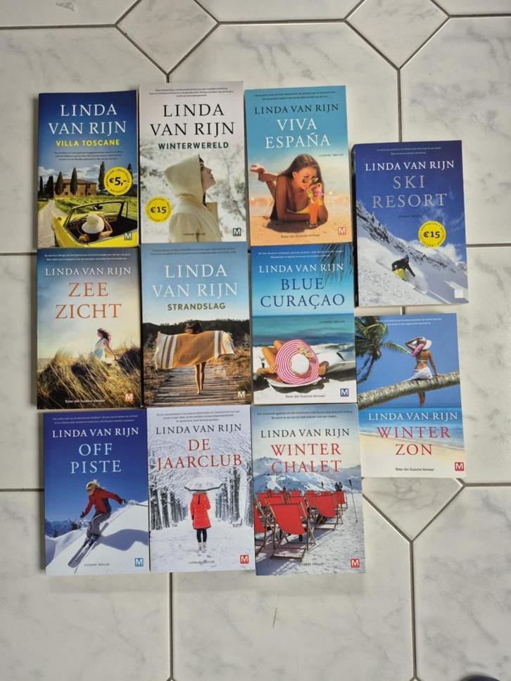 Linda Van Rijn boeken, Boeken, Thrillers, Gelezen, Ophalen of Verzenden