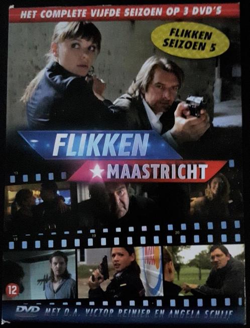 Flics Maastricht Saison 5 (3 DVD), CD & DVD, DVD | Néerlandophone, Comme neuf, TV fiction, Action et Aventure, Tous les âges, Enlèvement ou Envoi