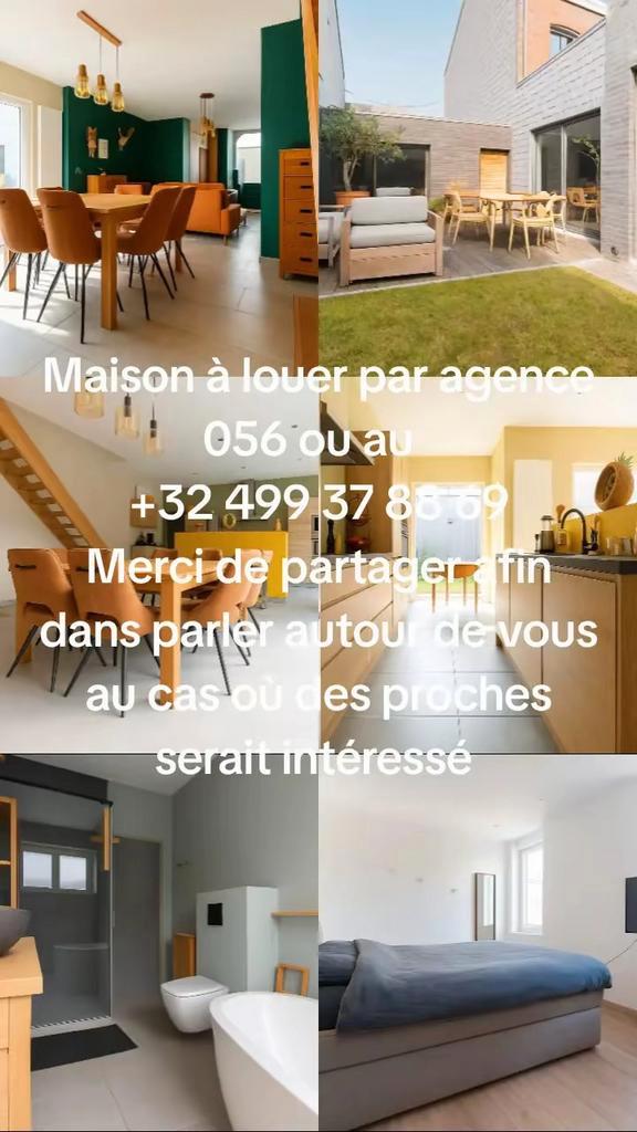 Bedankt voor het delen Huis te huur 
Te huur! Aarzel niet om, Immo, Huizen te huur, Doornik, Tussenwoning, Via bemiddelaar, C