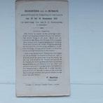 Gedachtenisprentje Retraite Lauwe 1921, Verzamelen, Ophalen of Verzenden