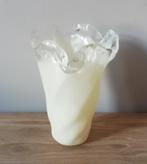 Lampenkapje glas, Huis en Inrichting, Lampen | Lampenkappen, Ophalen of Verzenden, Zo goed als nieuw, Beige
