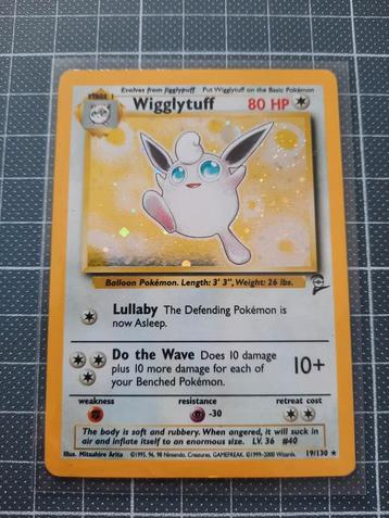 Wigglytuff base set 2 holo beschikbaar voor biedingen