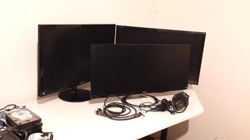 3 monitoren - full-hd ultra-widescreen +27 inch beschikbaar voor biedingen