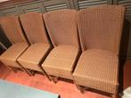 Loyd loom eetkamerstoelen 4 stuks, Huis en Inrichting, Ophalen, Overige materialen, Bruin, Vier