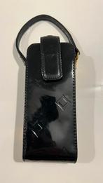MCM zwarte laklederen telefoontasje, Handtassen en Accessoires, Ophalen of Verzenden, Gebruikt, Zwart, Overige typen