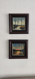 2 schilderijtjes, Antiek en Kunst, Ophalen
