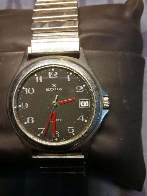 All stainless steel horloge van Edox Loopt perfect, Handtassen en Accessoires, Horloges | Heren, Zo goed als nieuw, Ophalen of Verzenden
