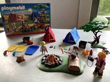 playmobil tentenkamp met kampvuur 40 euro + 2e set gratis beschikbaar voor biedingen