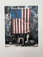 Banksy - American Flag, Antiek en Kunst, Ophalen of Verzenden