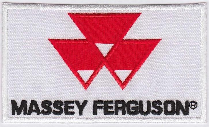Massey Ferguson tractor stoffen opstrijk patch embleem, Verzamelen, Automerken, Motoren en Formule 1, Nieuw, Verzenden