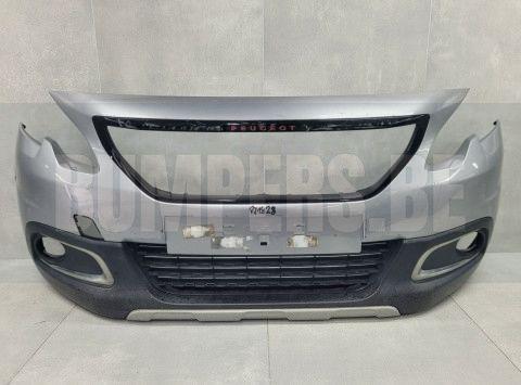 Bumper Peugeot 2008 I 1 facelift 16-19 9814116177 Voorbumper, Auto-onderdelen, Carrosserie, Bumper, Voor, Gebruikt, 6 maanden garantie